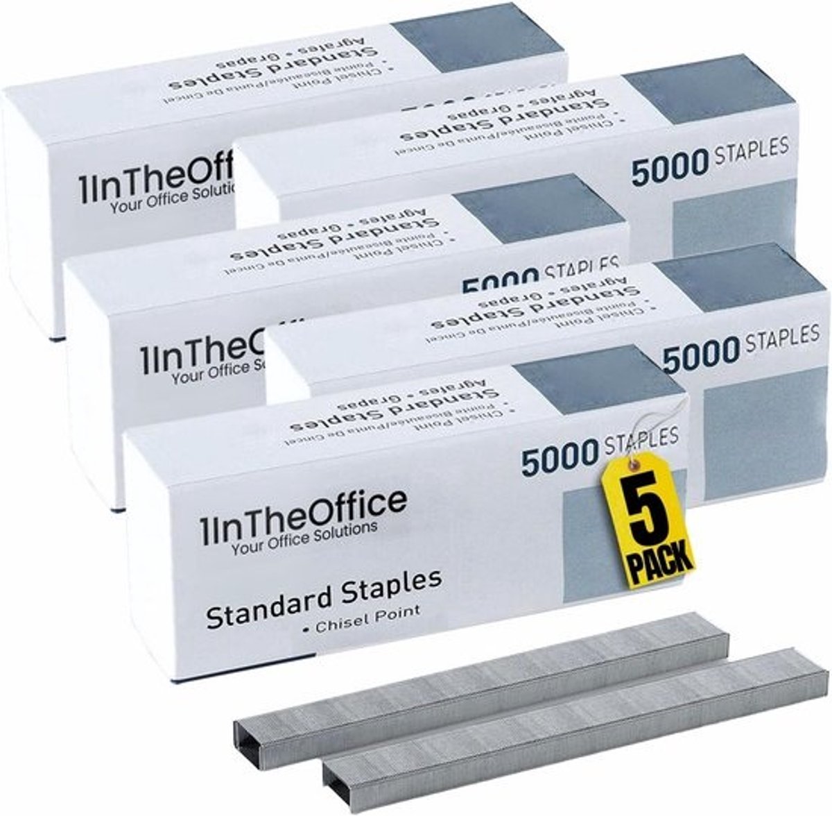 Standaard Nietjes 1/4 Inch - 25.000 Stuks - Vervangende Nietjes voor Nietmachine