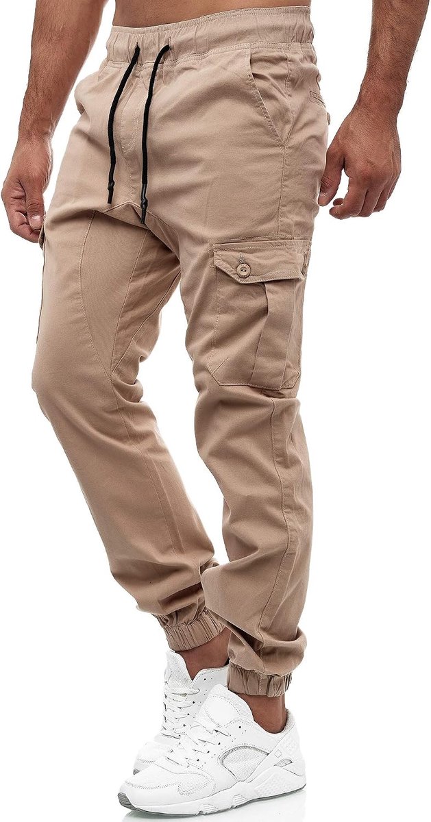 Cargobroek voor heren, jogger, chino regular fit, jeans