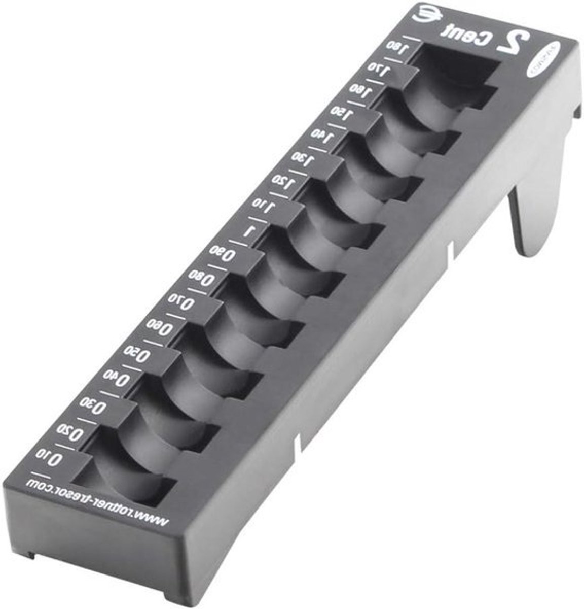 Muntgeld Inzetstuk - Kassa Lade - Geld Sorteren - Modulair Systeem - 40 mm Breed - Zwart