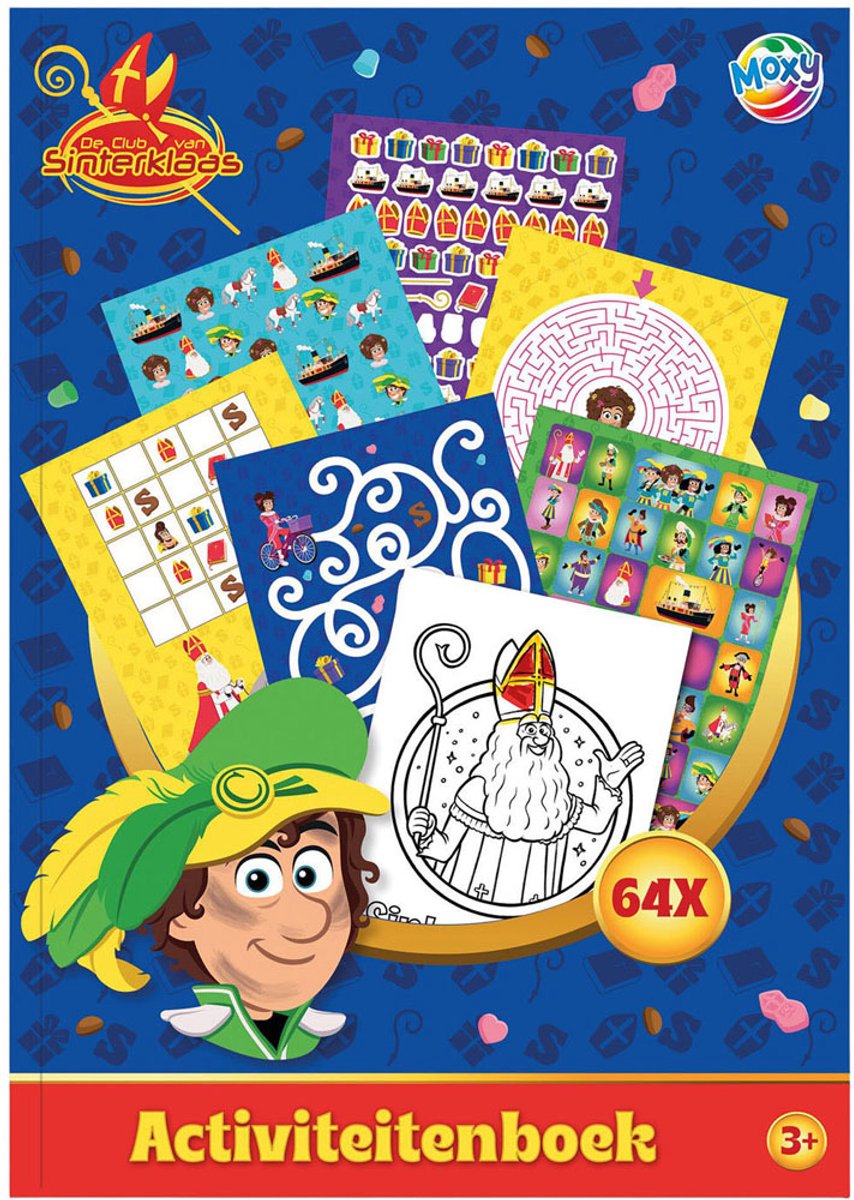 Club van Sinterklaas Kleur en Activiteitenboek A4
