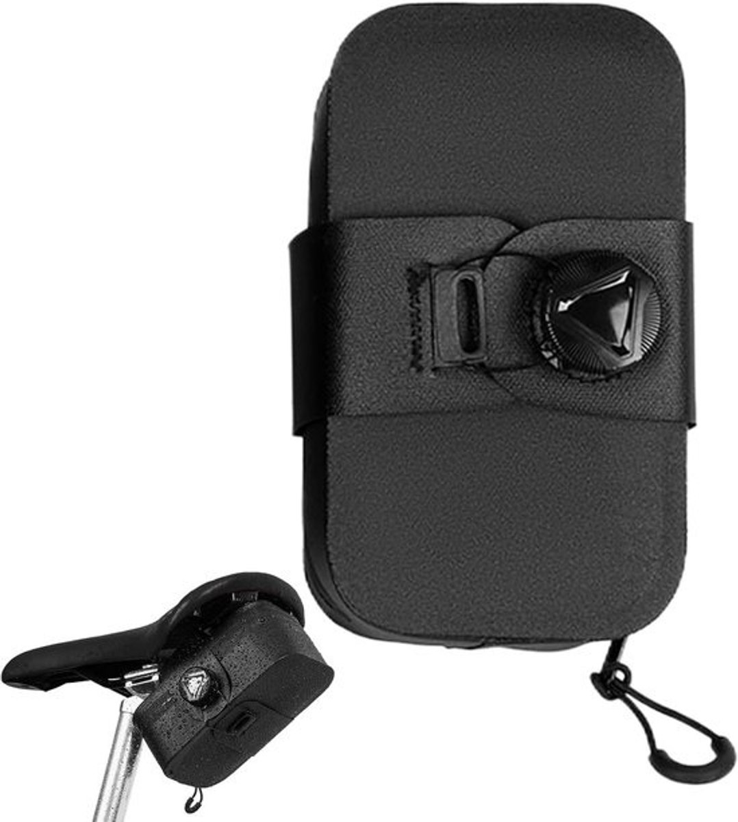 Fiets Zadel Tas - Fietstas Zadel - Fietsonderdelen Opbergen - Waterdicht TPU Materiaal - 0.5 Liter - Zwart