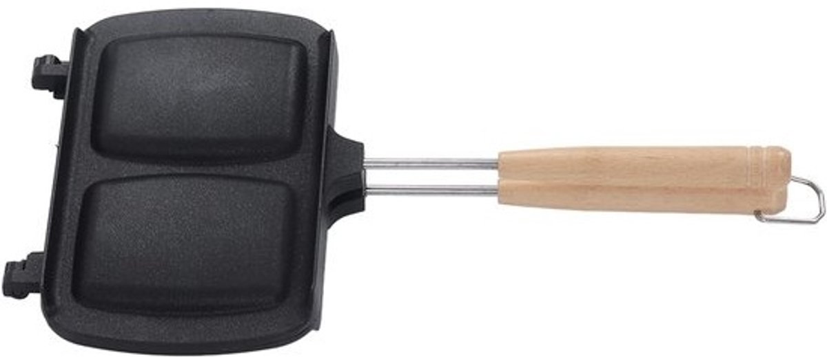 Panini Maker - Tosti Apparaat - Snelle Maaltijden - Compact Ontwerp - 23 x 22 cm - Zwart