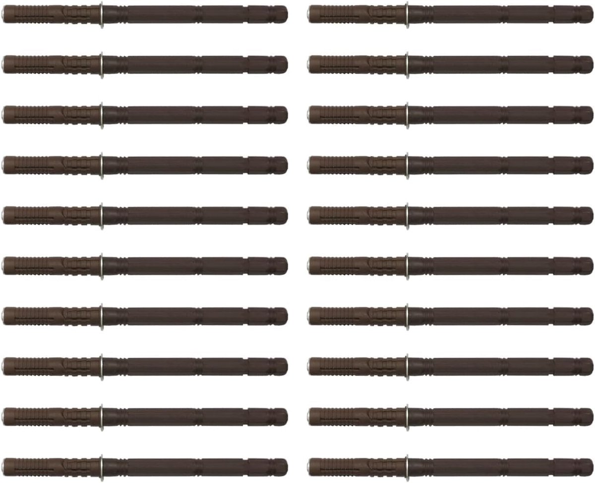 Dailygoods- Plankbeugel Zware Verborgen - 20 Stuks - Onzichtbare Beugel - DIY Ondersteuning - Geschikt voor Planken tot 150 mm - Stevig en Duurzaam -