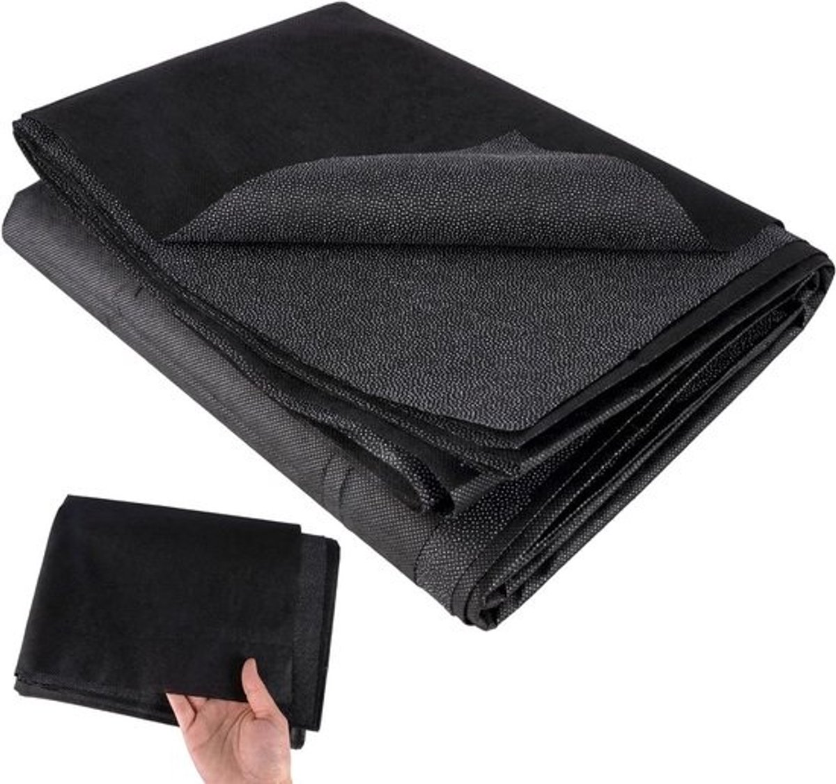 Strijkbare Vlieseline - Versteviging Stof - Kleding Verstevigen - Zonder Naaien - 400 x 100 cm - Zwart