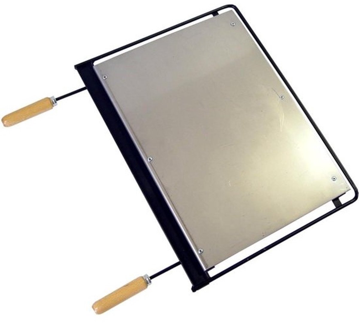 Grillplaat - BBQ Accessoire - Buiten Koken - Duurzame Constructie - 54 x 41 cm - Metaalkleurig