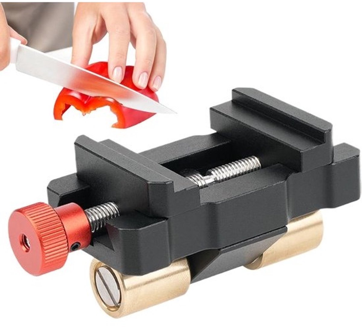 Beitelslijpgeleider - Metaal Slijpen - Precisie Scherp Maken - Verstelbare Hoek - 13.2cm Lengte - Metaal