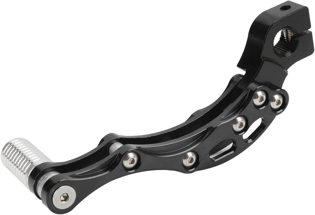 Kickstarthendel, kickstarthendel voor motorfietsen, universele starthendel van aluminiumlegering met hoge sterkte voor motorscooter(zwart)