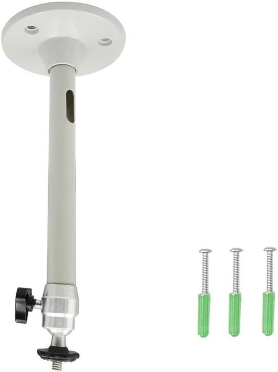 Projector Muurbeugel - Camera Statief - Beamer Ophangen - Draaibare Kop - 21 cm - Zwart