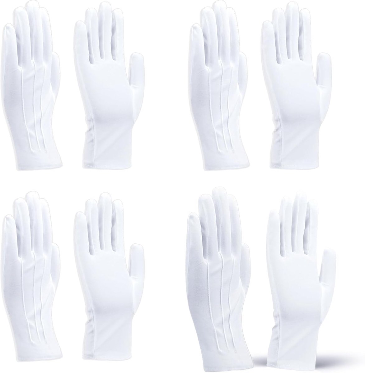 Witte handschoenen