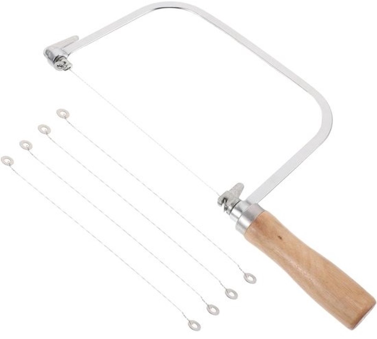 Zeepsnijder met Handvat - Zeepsnijgereedschap Draadsnijder - Handgemaakte Zeep Maken - Verstelbare Snijbreedte - 29.5 cm - Niet gespecificeerd