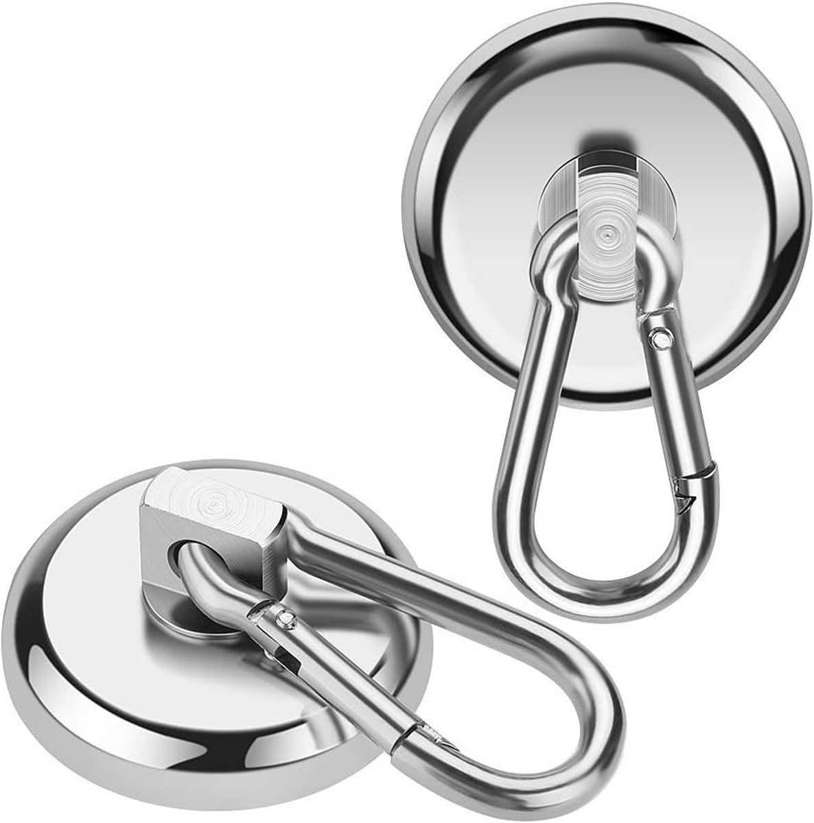 Magnetische haken, 27,2 kg (60 lbs) Neodymium Nagnets sterke haken, super sterke magneethaken, magnetische haken zwaar voor opknoping, keuken, garage, badkamer en kantoor enz.