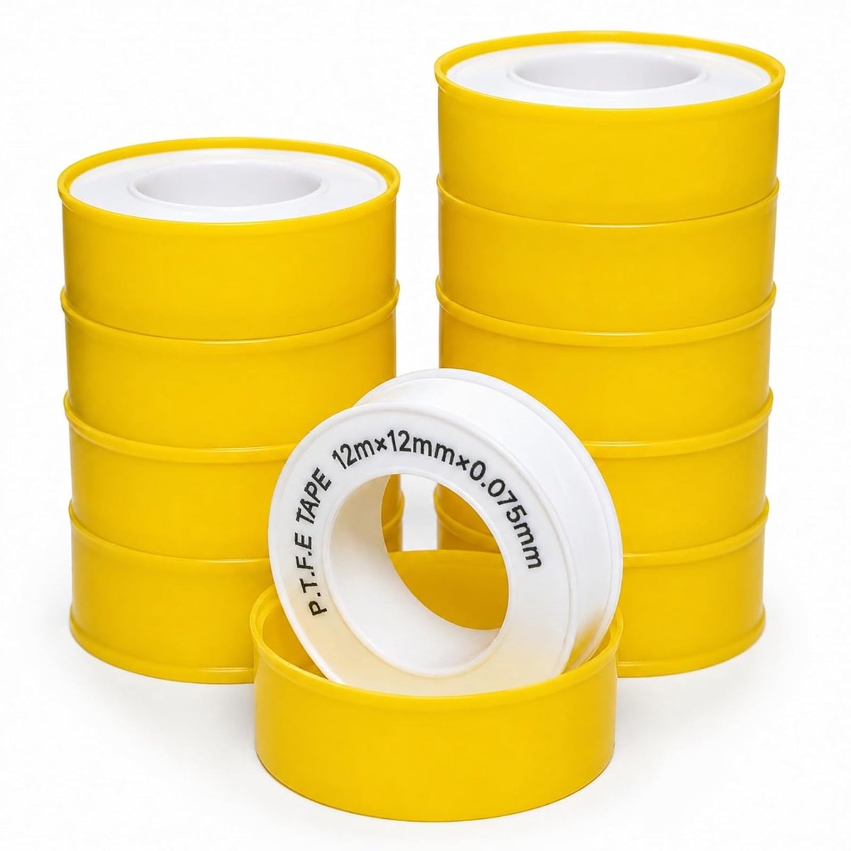 PTFE dichtband 12 mm x 12 m - Teflonband - Temperatuurbestendig - Ideaal voor waterleidingen - ShopVlot