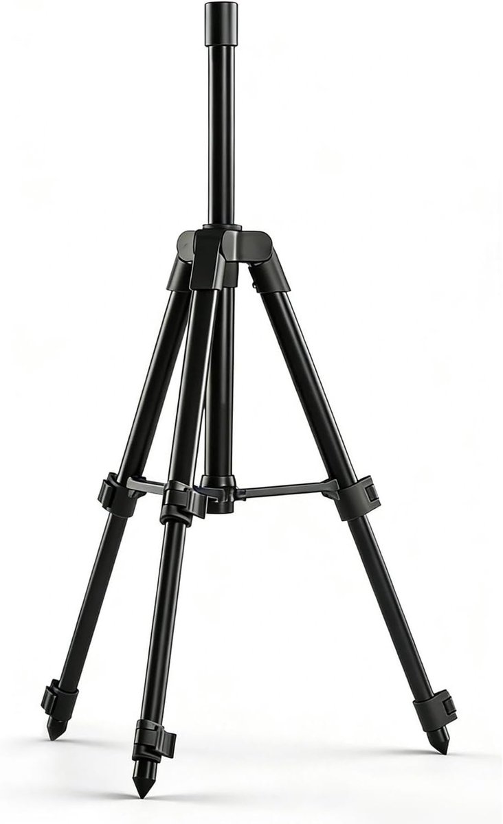 Dailygoods- Hengelstatief Verstelbaar - Aluminiumlegering - Inklapbaar - Draagbaar - Sterke Grondpenetratie - Stabiele Instelling - Vissteun