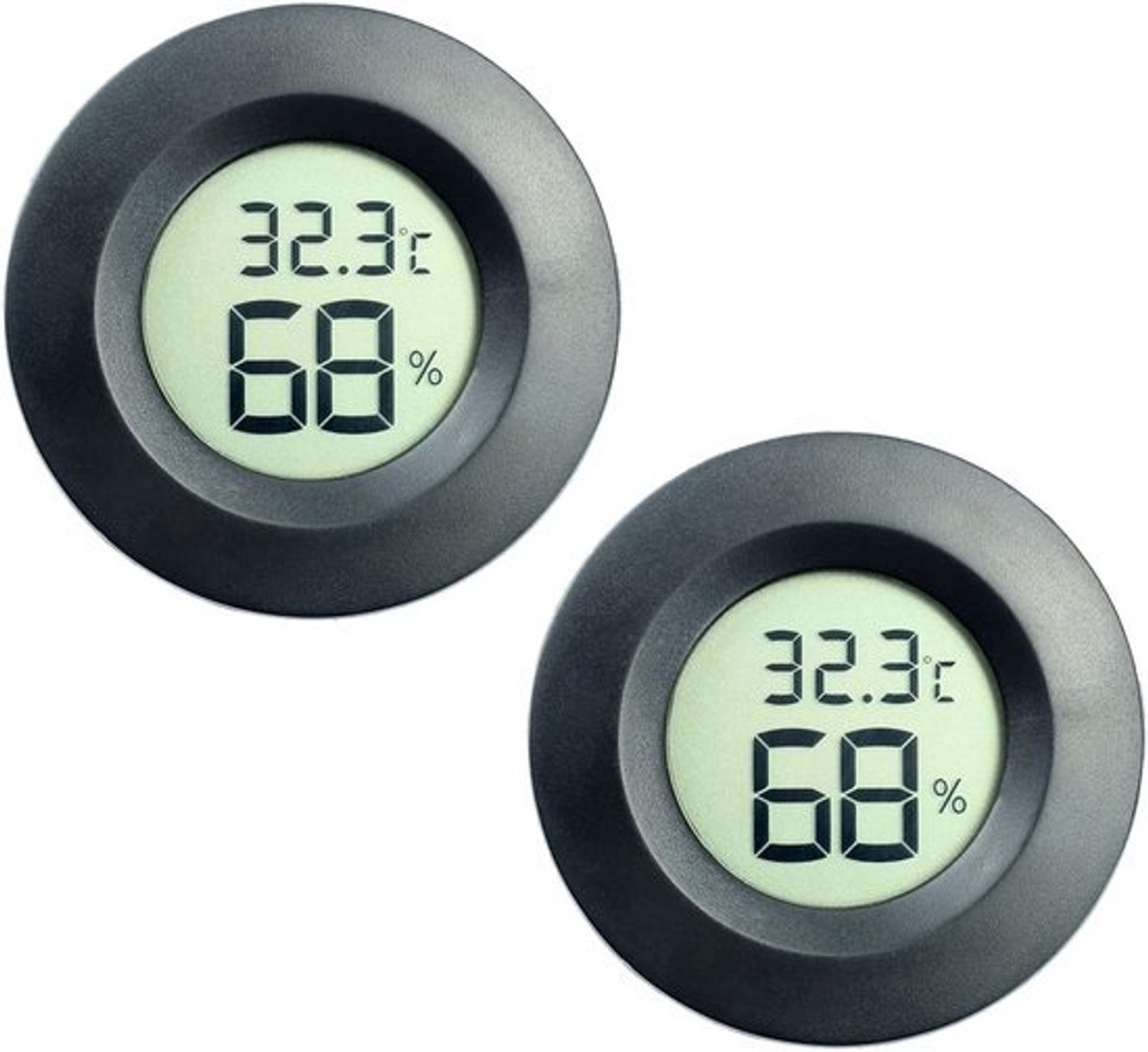 Hygrometer - Weerstation Binnen en Buiten - Weerstations - Luchtvochtigheidsmeter - Temperatuur