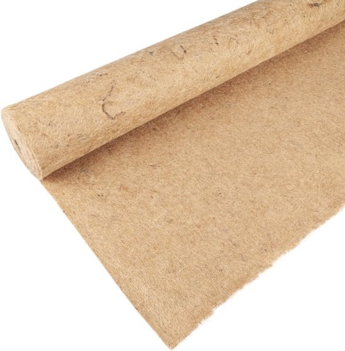 Jute Fleece Mulchmat - Bodem Bedekker - Onkruid Vrij Houden - 100% Natuurlijk Jute - 075 x 4m - Bruin