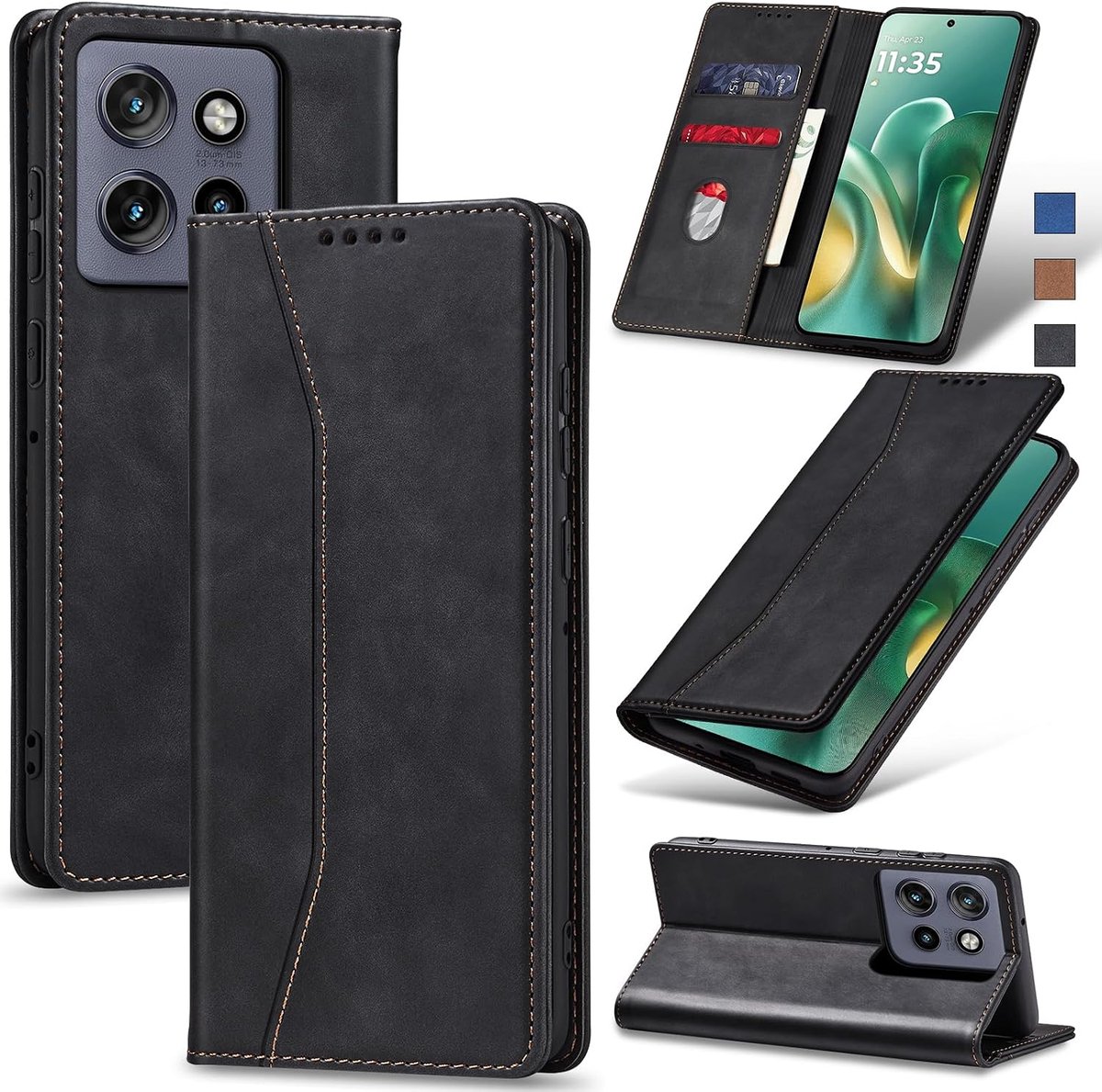 Hoesje voor Motorola Edge 60 Neo,Zwart