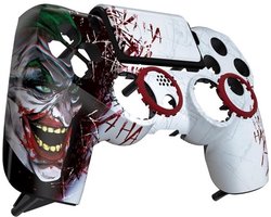 Ghost HaHa Gezichtsplaat Touchpad Cover voor PS4 Slim en Pro Controller Vervanging