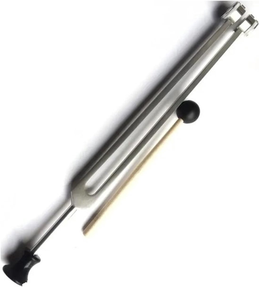 Stemvork Set - Laagfrequente Stemvork - Muziek Tuning - Kalmerende Resonantie - 15-45 Hz - Aluminiumkleur