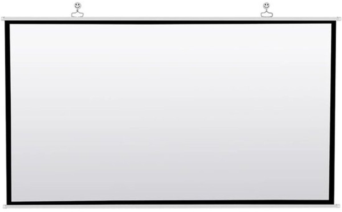 Projectorscherm - Huisbioscoop Scherm - Films Kijken - Kreukvrij Polyester - 60 Inch - Wit