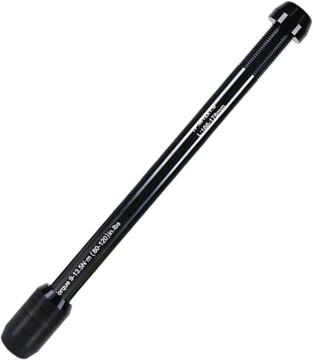 Fiets trainer steekas - Achteras spies - Indoor fietsen - Verstelbare breedte - 14 x 3 x 3 cm - Zwart