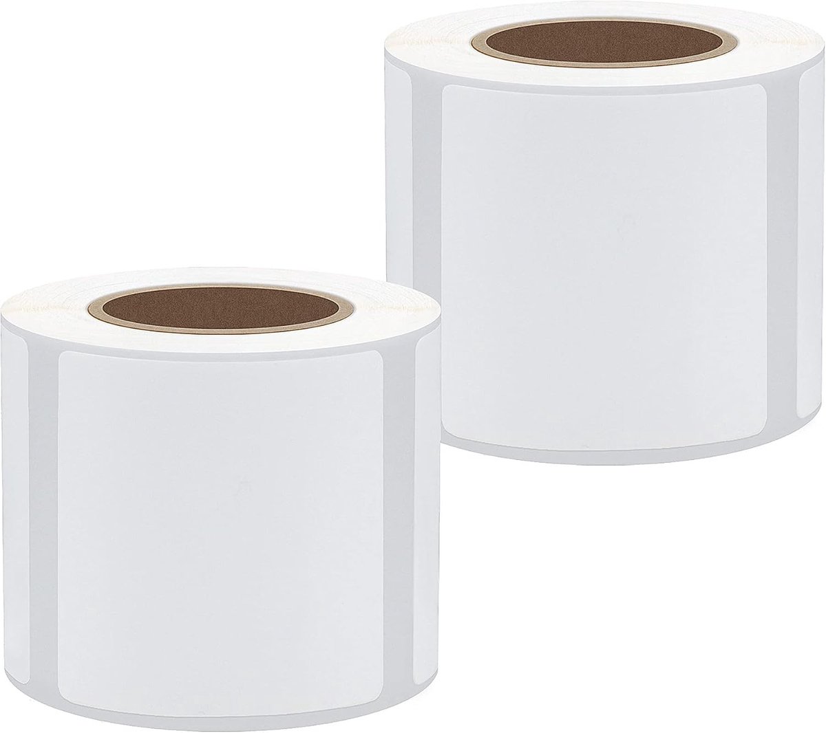 2 rollen à 200 thermische etiketten 40 x 40 mm met sticker voor labelprinter B21