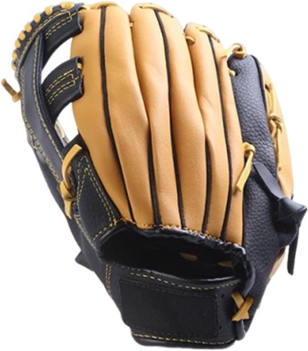 Honkbalhandschoen Leer - Softball Handschoen Vanger - Sport Training - Direct Gebruik - 11.5-12.5 Inch - Bruin