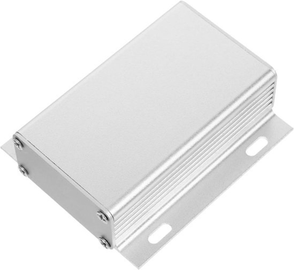 Aluminium Projectbehuizing - Elektronica Doos - Elektronica Beschermen - Weerbestendige Constructie - 8.30x7.00x2.50CM - Zilver