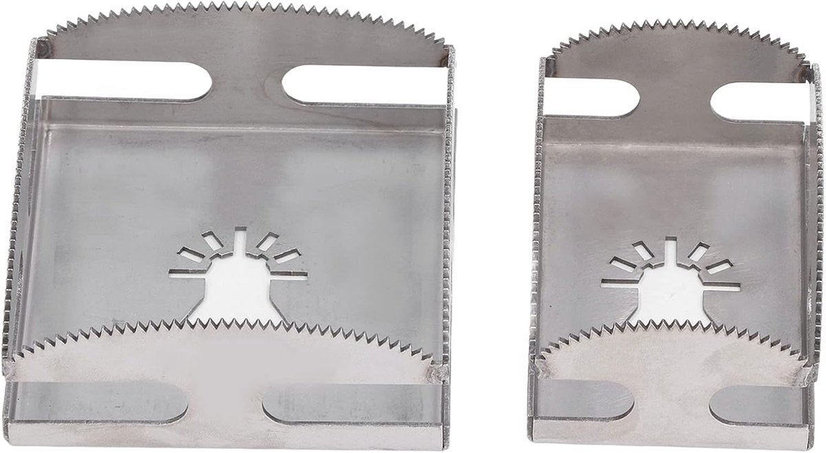 Dailygoods - Roestvrijstalen Sleuffrees - Sleuffrezen Zaagvierkant - Verbeter jouw werkefficiëntie - Compact formaat - Rechthoekgroeffrees - Geschikt.