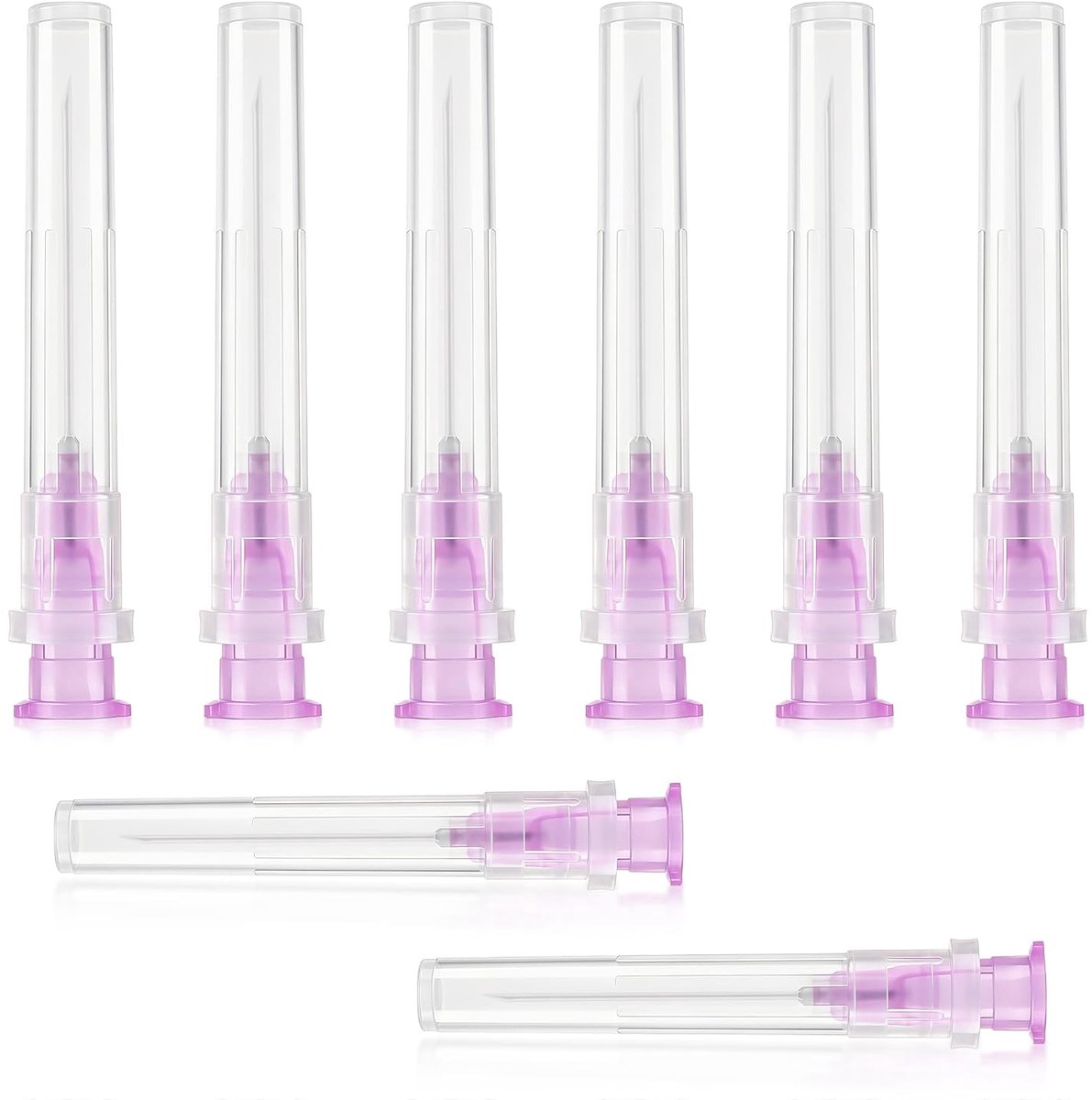 100 stuks roestvrijstalen doseeraccessoires, afzonderlijk verpakt (24G 25mm