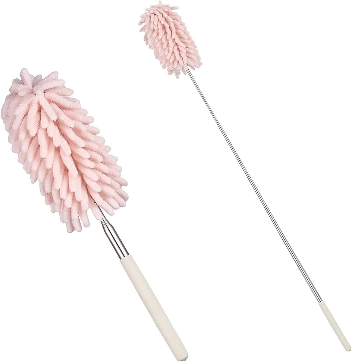 Plumeau uittrekbaar 27-76 cm, wasbare microvezel-plumeau, geschikt voor hoeken, spinnenwebben, ventilatoren