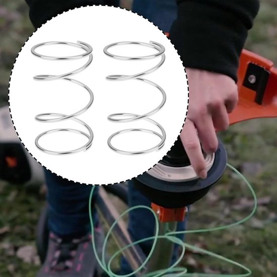 6 Stks Trimmer Hoofd Druk Veer 40069973100 Compatibel met STIHL AutoCut C6-2 — afbeelding 4