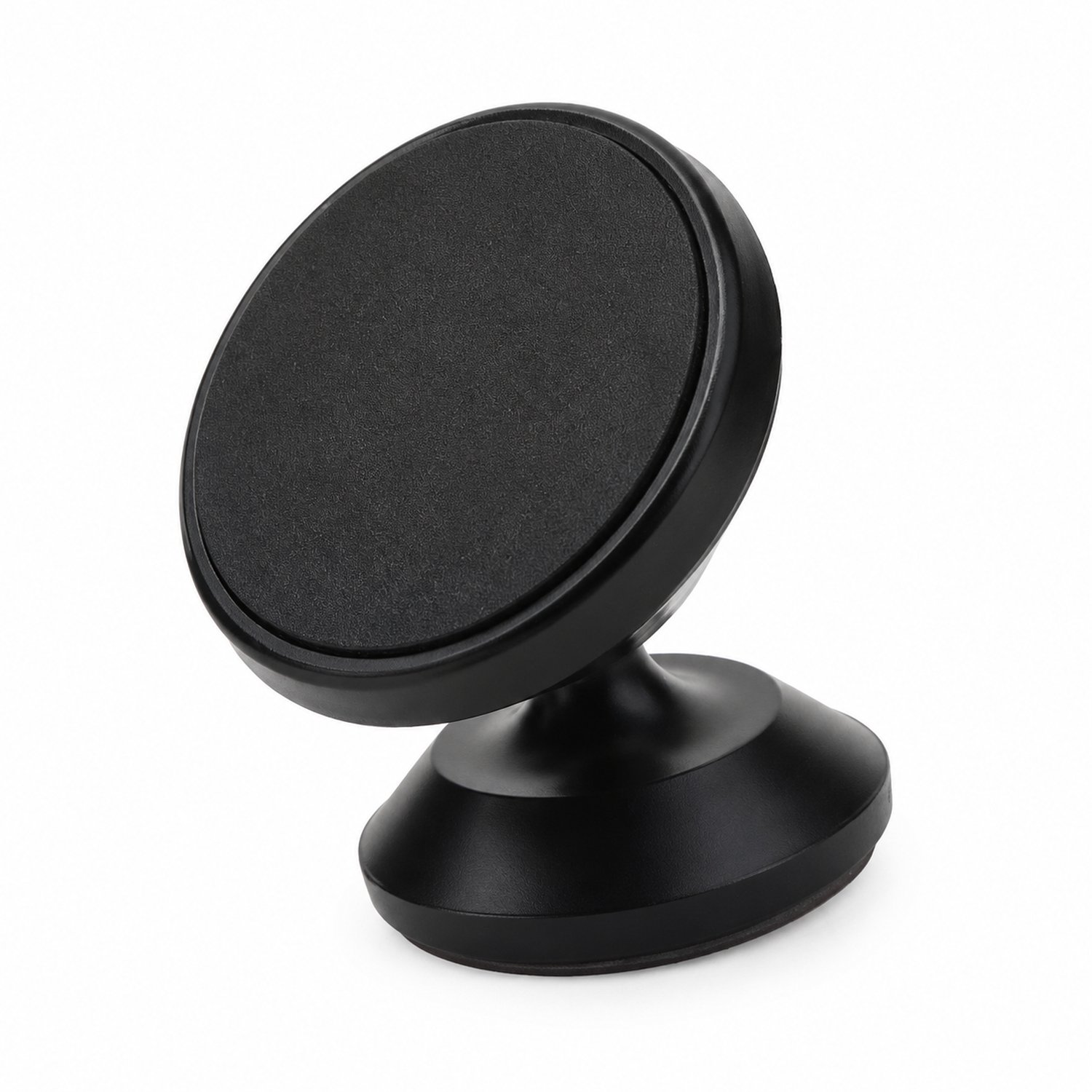Telefoonhouders auto: zwarte magnetische telefoonhouder met kleefvoet voor dashboard, los product zonder verpakking