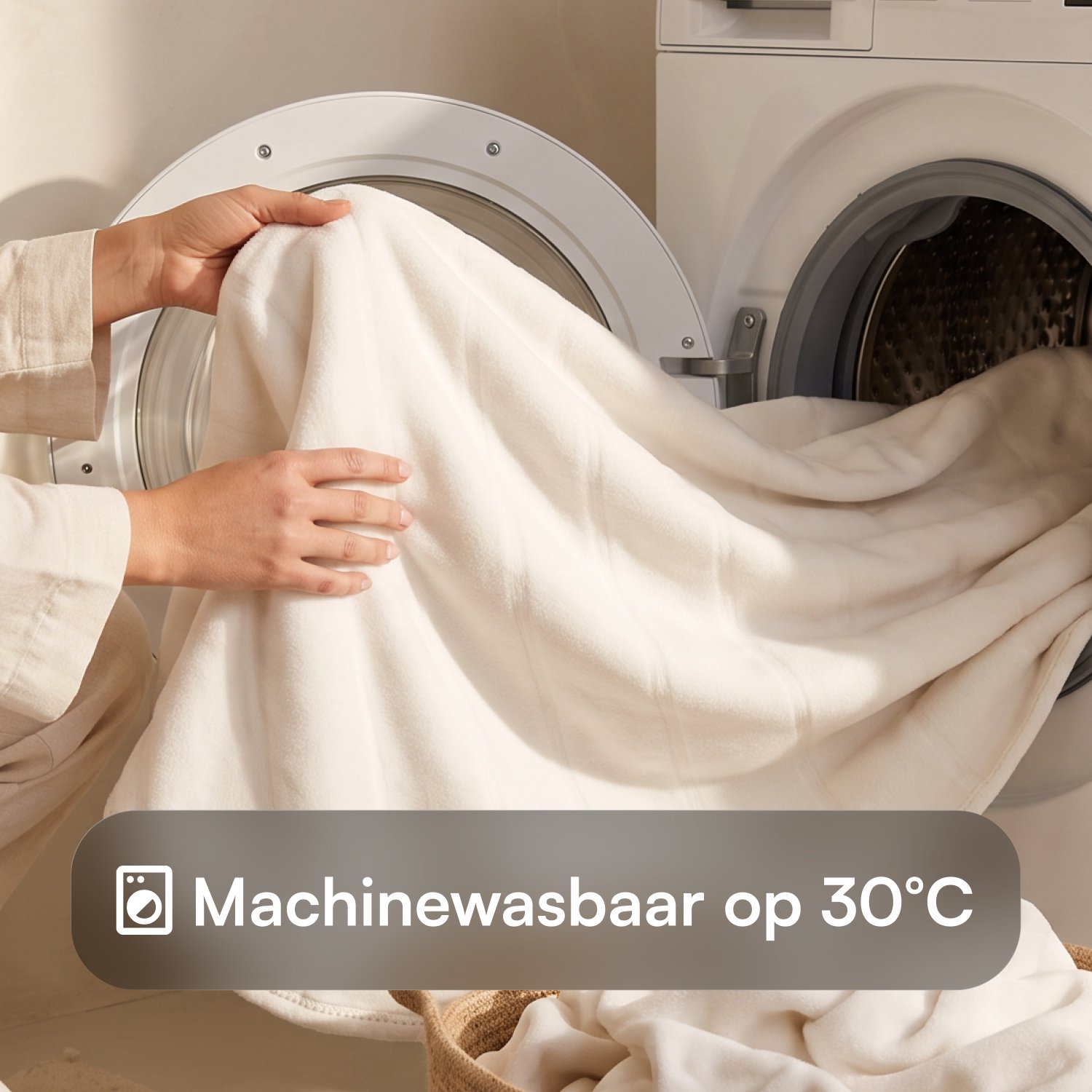 Elektrische Onderdeken 160 x 200 cm – 2 Persoons Warmtedeken – 2 Apart Instelbare Bedieningen – Zacht Fleece – Elektrische Deken voor Bed – foto 7