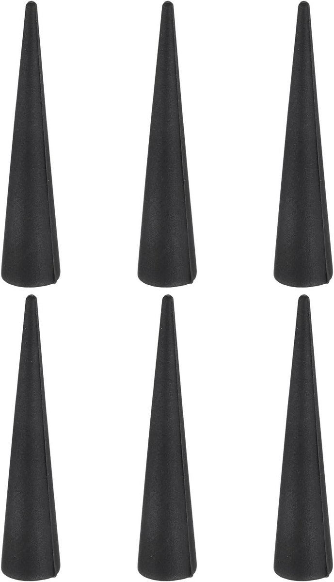 Massief rubberen stoppen 6 stuks - 1 mm tot 6 mm - siliconenrubber - bestand tegen hoge temperaturen, voor gaten. - ShopVlot