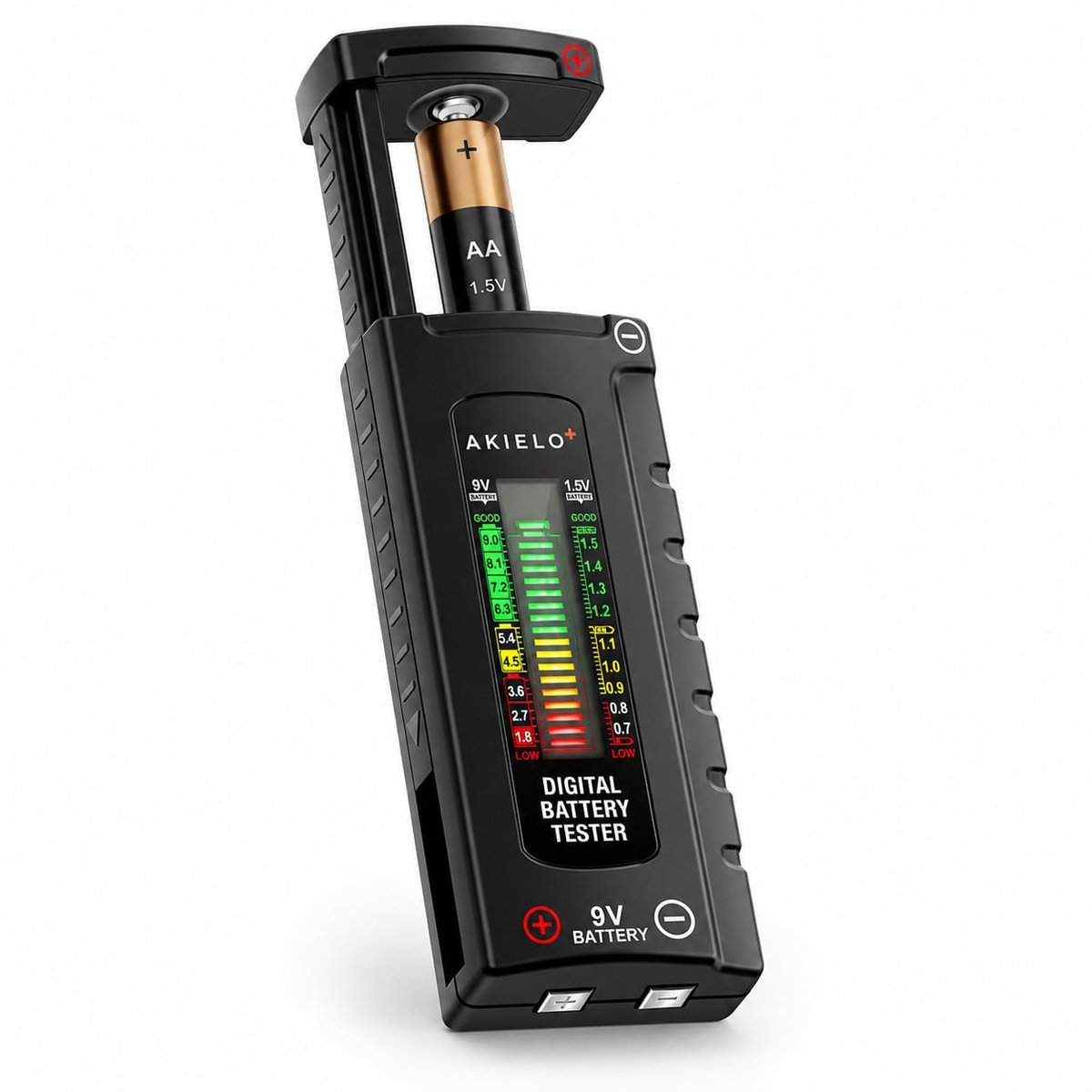 Digitale batterijtester voor alle batterijen, batterijtester, lcd-display - ShopVlot