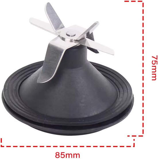 Thapncow Home Vervangend mes voor mixer, blender blade voor Philip Juicer Mixer, blender reserveonderdelen compatibel - ShopVlot — afbeelding 2