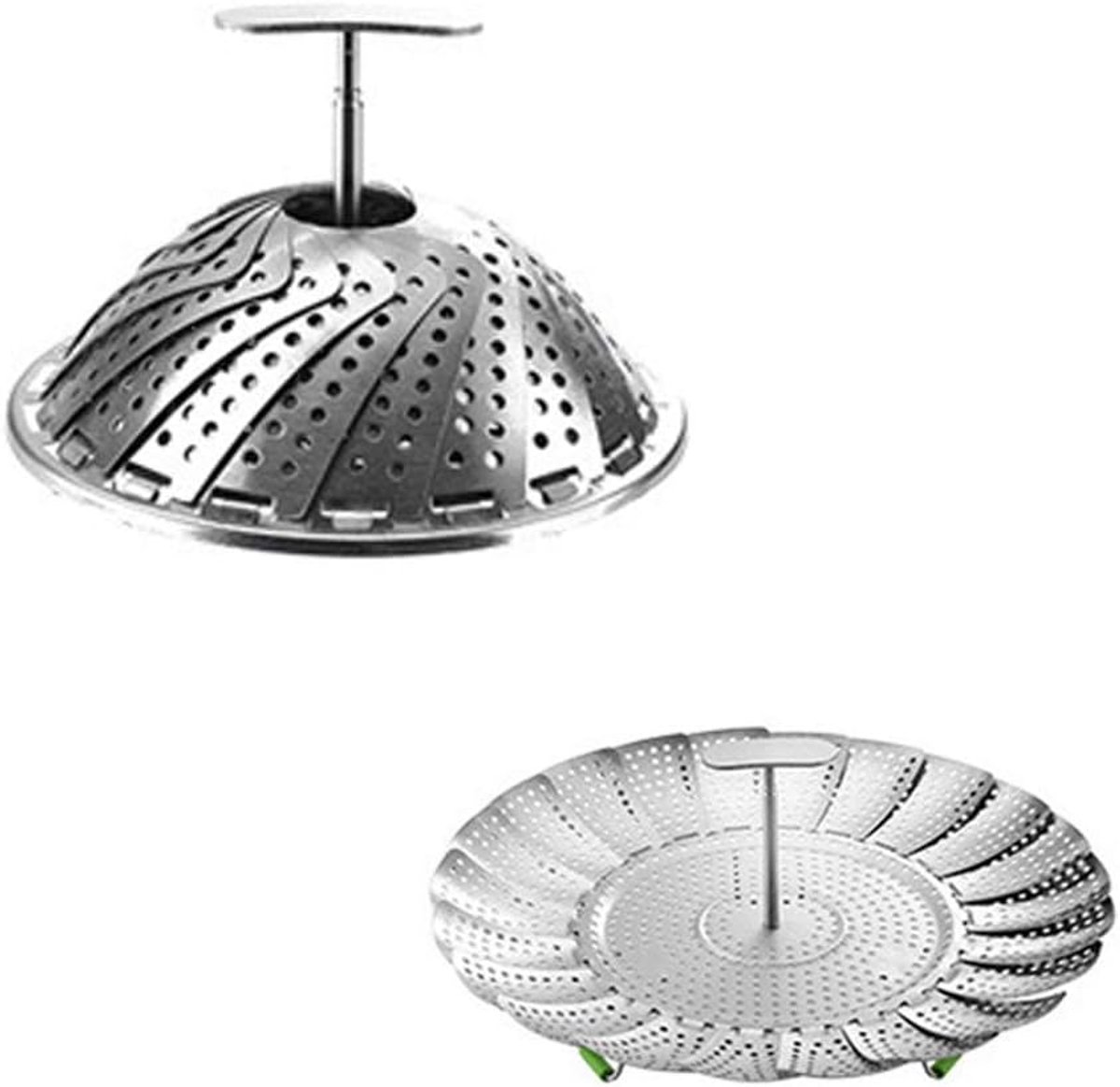 Foldable Steamer Basket, Vegetable Steamer Basket Stainless Steel Steamer Basket Insert for Pots, 9 Inch - ShopVlot