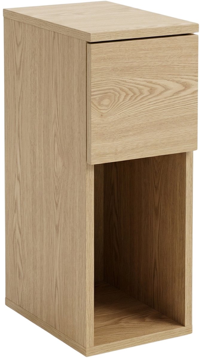 SCENA LIVING Smalle bijzettafel TENY, 20 x 30 x 55 cm eiken