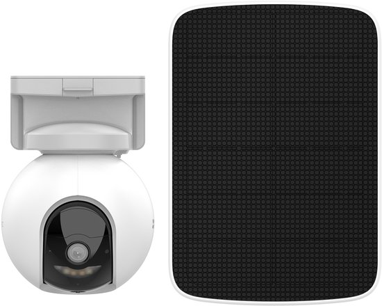 Ezviz HB8 Kit 2K+ Beveiligingscamera - Standalone Batterij Camera met Zonnepaneel - Pan/Tilt Zoom - 2K - Auto tracking - Wifi - Tot 210 dagen batterijduur - Wit van EZVIZ — afbeelding 2