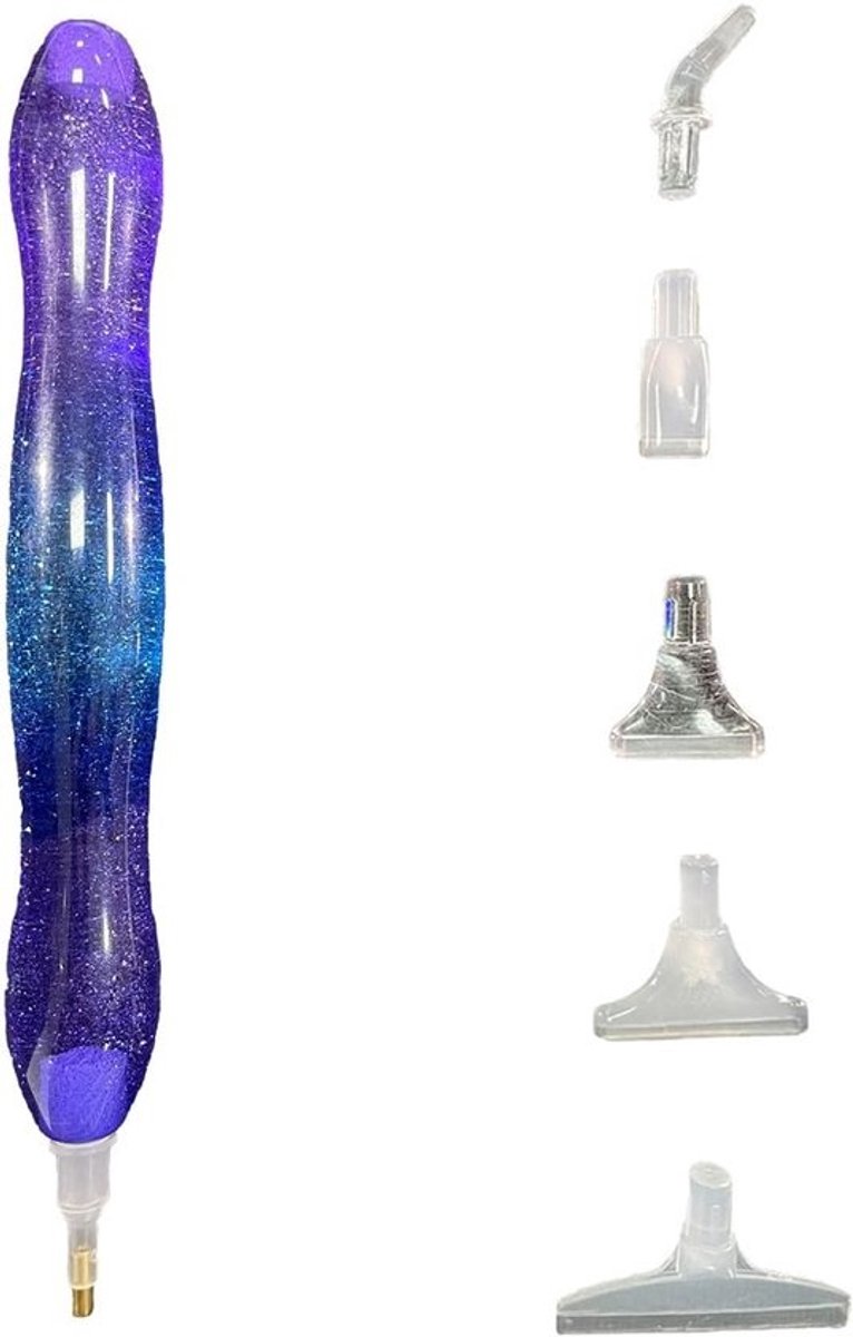 Hars diamant schilderijpen - set met 6 vervangbare boren voor DIY-knutselen en nail art