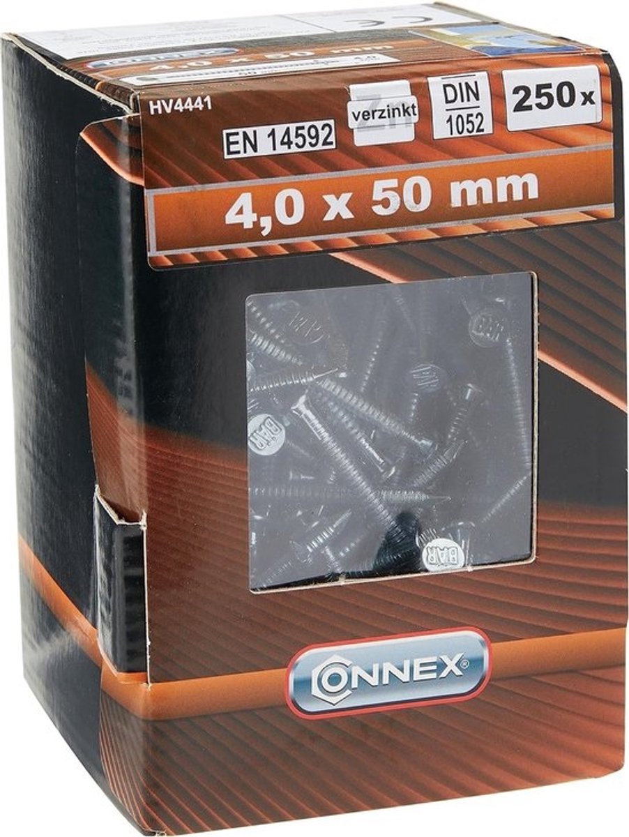 Ankernagels - Verstevigde nagels - Voor belastbare verbindingen - Geprofileerde schacht - 4 x 50 mm
