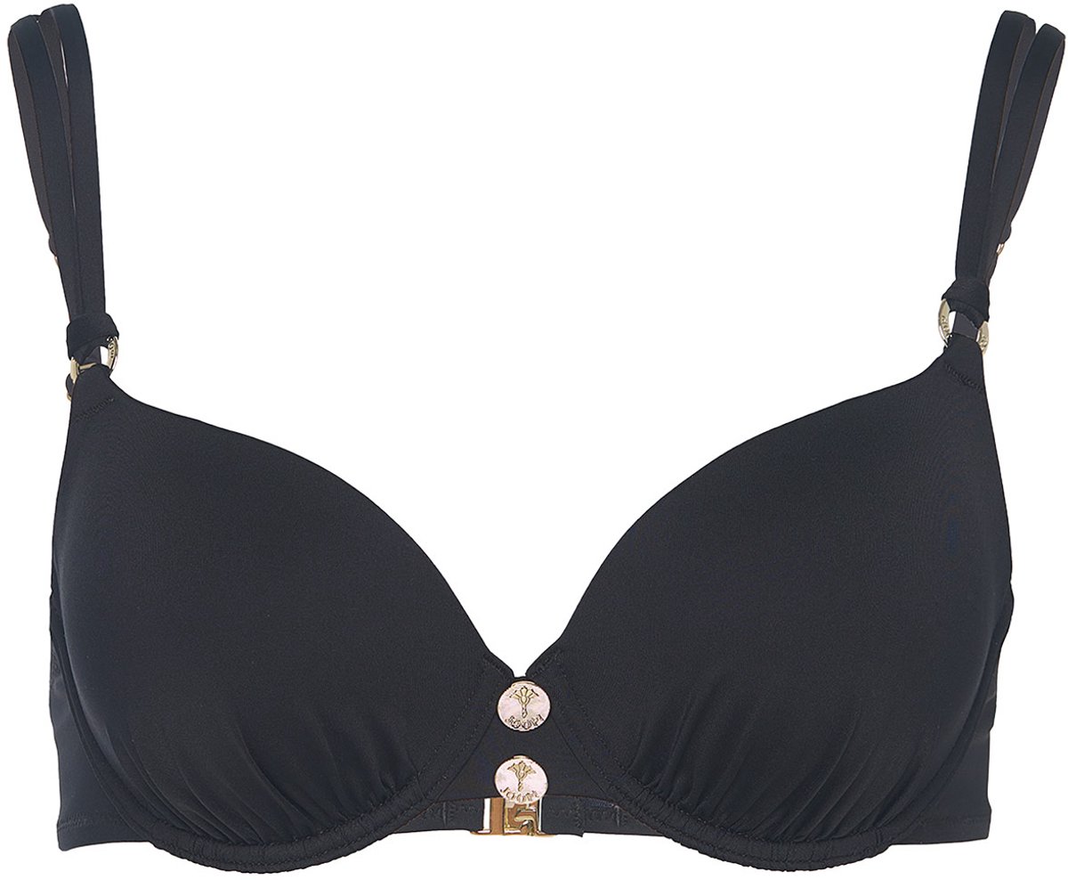 Joop! Bügel-Bikini-Top Solid Gold Deco zwart