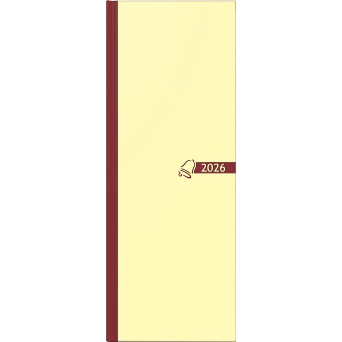 Glocken TK Tagebuch, 110×297 mm, 384 vel, beige