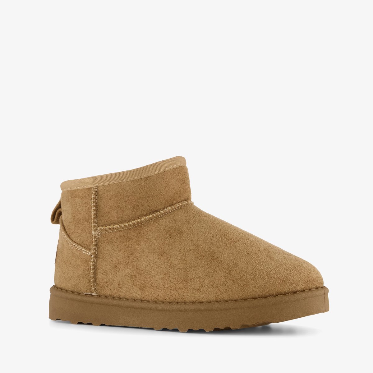 Braqeez gevoerde meisjes boots beige - Maat 35 - Uitneembare zool