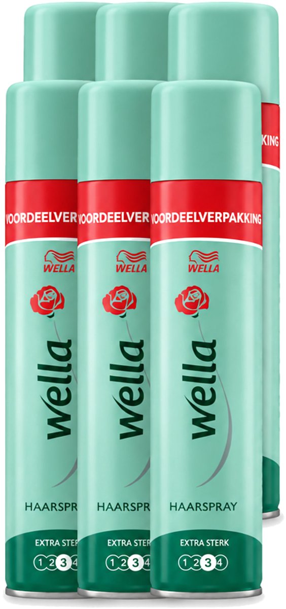 6 x Wella – Forte – Haarspray Extra Strong - 400 ml - Voordeelverpakking - 6 stuks