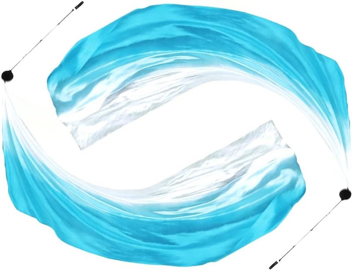 1 Paar Belly Dance Ballen, Poi Streamer Gooiballen voor Dansoptredens, Feestjes en Performances, Ideaal voor Buikdans en Creatieve Dansbewegingen