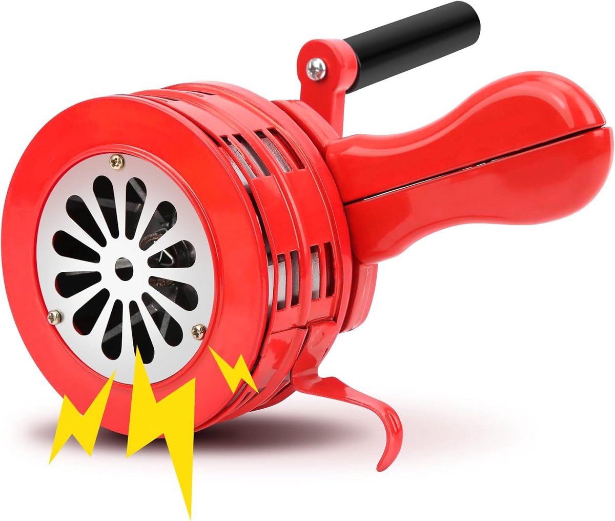 Handcrank Sirene 120DB - Handheld Metalen Alarm - Draagbaar en Vouwbaar - Voor Noodwaarschuwing - ShopVlot
