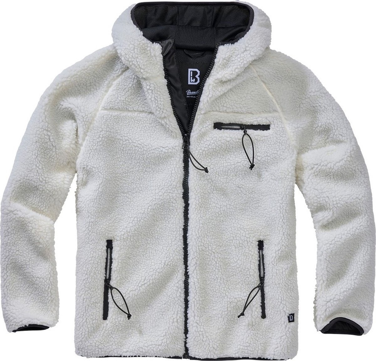 Brandit - Teddyfleece Worker Jacket - S - Wit