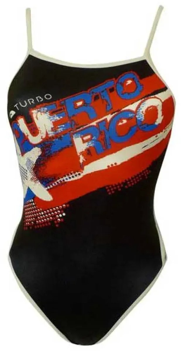 Turbo Puerto Rico Zwemkleding Zwart L Vrouw Black