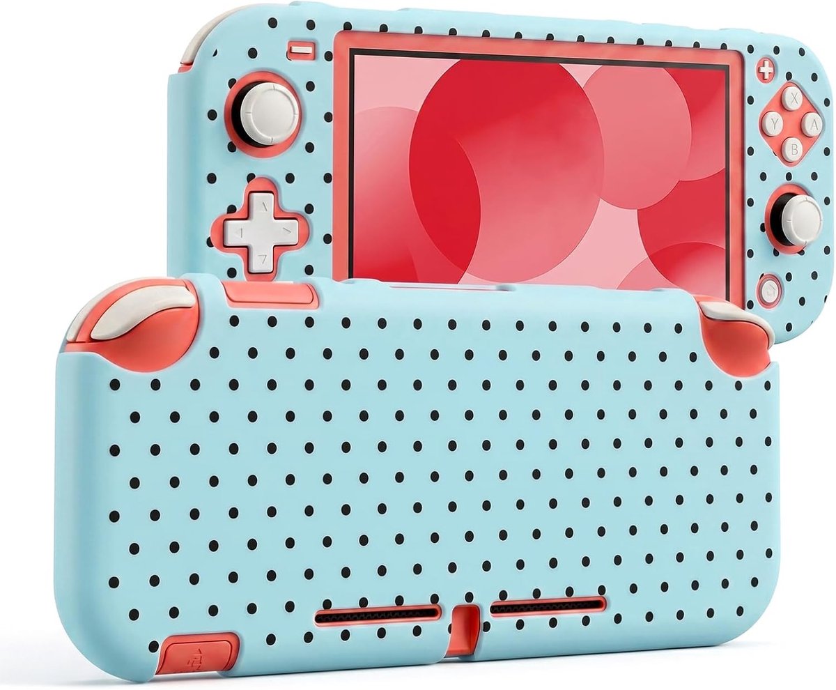 DLseego Protection Compatible with Switch Lite 2019, Hard PC Protective Case with Dot Pattern Cover the Whole Device - ShopVlot